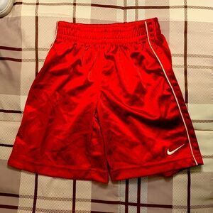 Boys Red Nike Shorts 
